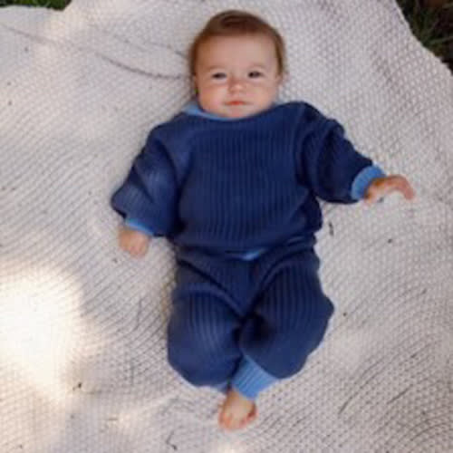 Elliot Knit Set in Bijou Blue – Winnie + Crew