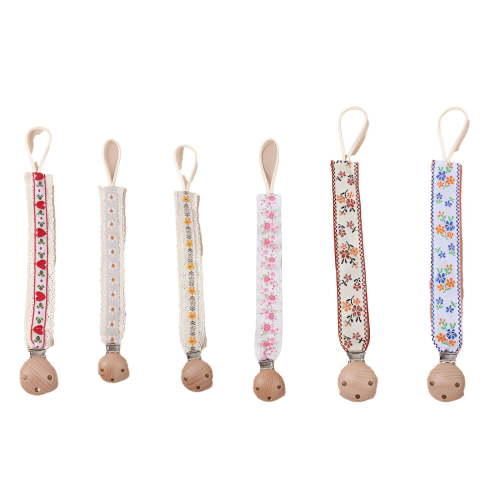 XIRQI 6Pcs Pacifier Clip,Anti-Dropped Chain Pacifier Holder,Easy Access Baby Pacifier Clip,Color Mixxing1