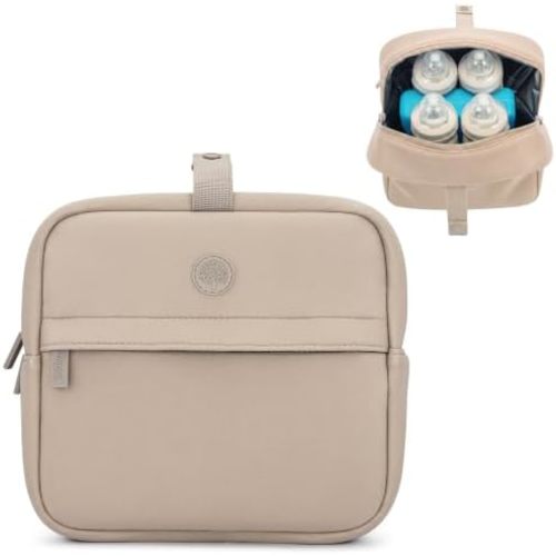 Parker Baby Co. Drift Neoprene Bottle Cooler, Insulated Travel Bag - Llama