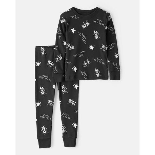Toddler New Years Snug Fit 2-Piece Pajamas - Black - Carter's | Carter's