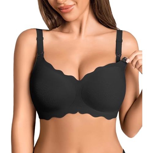 Avidlove Nursing Bras for Breastfeeding Seamless Maternity Bra Wireless Pregnancy Bras Comfort Sleep Bralette with Support