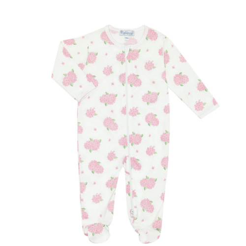 Hydrangeas Zipper Footie – Nellapima
