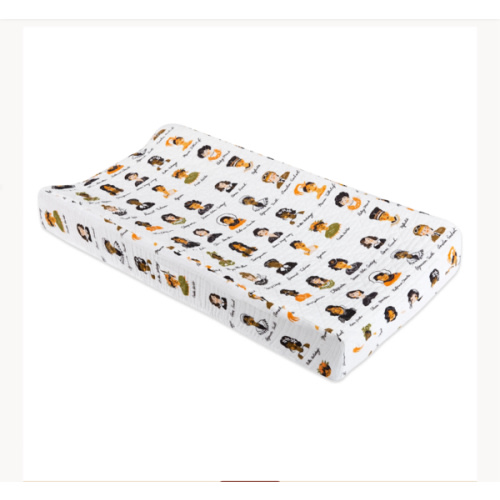 Babyletto Quilted Changing Pad Cover in GOTS Certified Organic Muslin Cotton