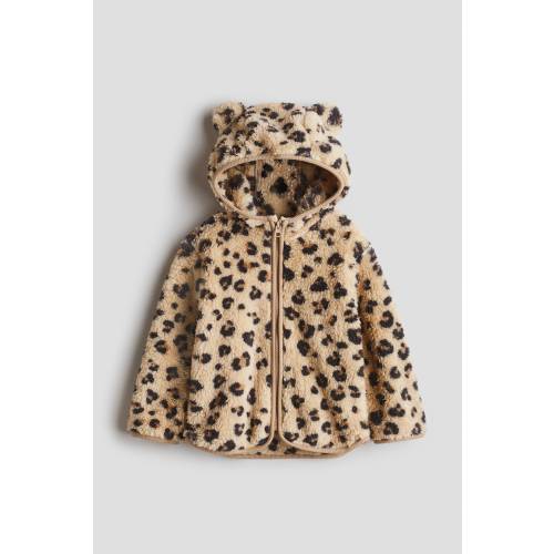 TEDDY FLEECE HOODED JACKET