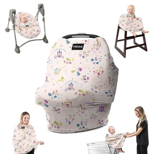 Milk Snob Original Disney Pixar Toy Story 5-in-1 Cover, Added Privacy for Breastfeeding, Baby Car Seat, Carrier, Stroller, High Chair, Shopping Cart, Lounger Canopy - Newborn Essentials, Nursing Top