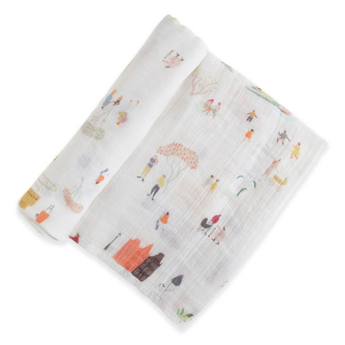 Perh | Explore The World - Organic Cotton Muslin Swaddle