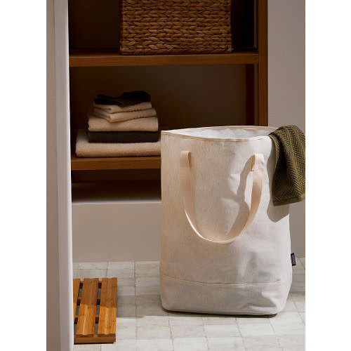 Beige portable laundry basket | Simons Maison | | Simons
