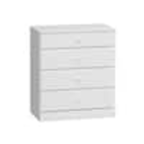 Prepac Astrid White 4-Drawer Dresser 30 in. Chest of Drawers, Dresser for Bedroom, White Dresser for Clothes Storage, Organizer WDBR-0401-1