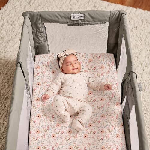 lulumoon Muslin Mini Crib Sheets: Pack and Play Sheets 38" x 26"