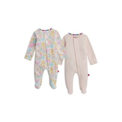 Girls' Cotton Footie Two-Pack Bundle - Baby