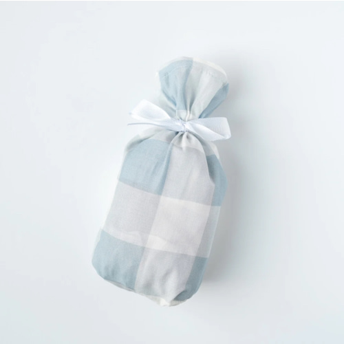 Hospital Bassinet Sheet in Blue Buffalo Check