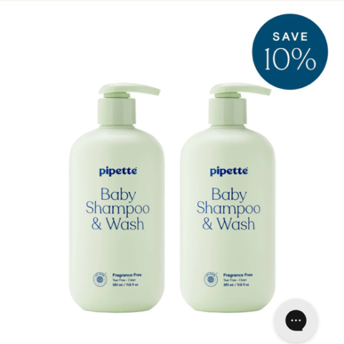 Fragrance-Free Baby Shampoo + Wash Duo