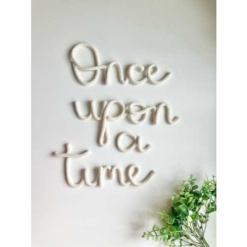 Once upon a time sign-perfect for nursery or book nook decor