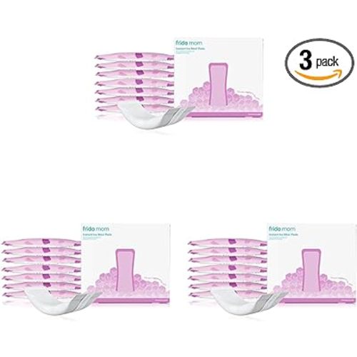 Frida Mom 2-in-1 Postpartum Pads, Absorbent Perineal Ice Maxi Pads, Instant Cold Therapy Packs and Maternity Pad in One (Pack of 3)