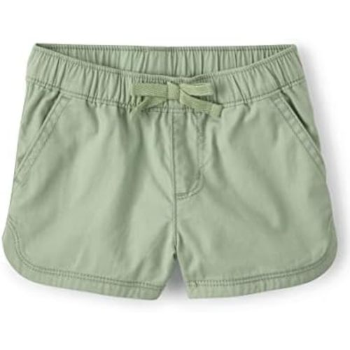 The Children's Place Baby Toddler Girls' Cotton Pull on Shorts