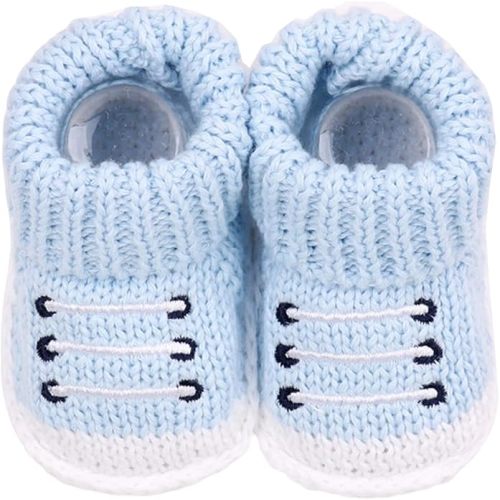 Infant Baby Boys Girls Knitted Booties Soft Cute First Walking Socks Shoes