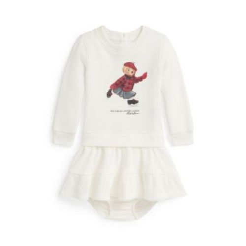 Baby Girls' Bear Fleece Dress and Bloomer