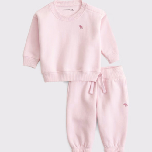 6M / baby essential icon crew sweatshirt set