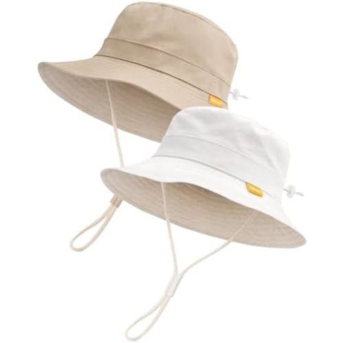 FURTALK Baby Toddler Sun Hat for Boy Girl Summer Bucket Hat Kids Sun Protection Beach Hat