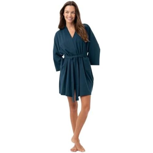 Under The Canopy Organic Cotton Short Lounge Robe