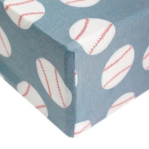 Copper Pearl Premium Crib Sheet - Slugger
