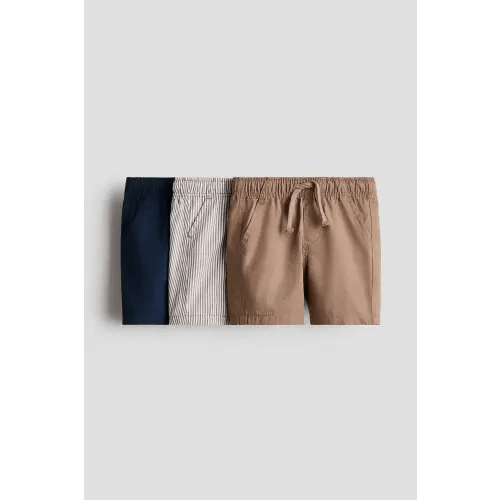 3-pack Cotton Shorts