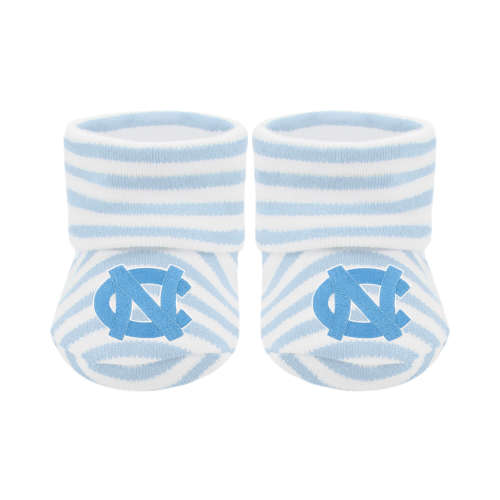 North Carolina Tar Heels Striped Booties | College Baby