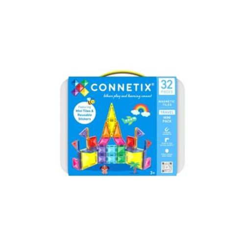 CONNETIX Magnetic Tiles Travel Mini Pack 32pc