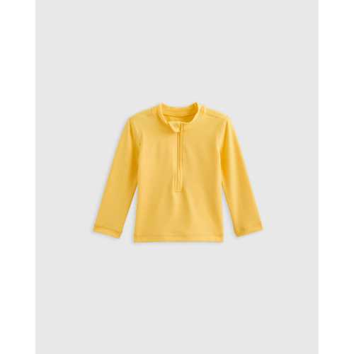 Long Sleeve Zip-Up Rash Guard - Baby in Yellow