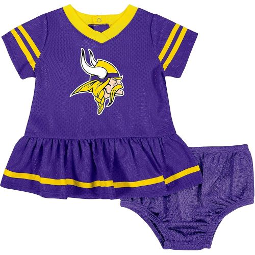 Gerber Girls' NFL Team Jersey Dress and Diaper Cover