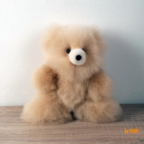 Baby Alpaca Fur Teddy Bear – Soft, Hypoallergenic, Handmade in Peru | Unique Artisan Gift