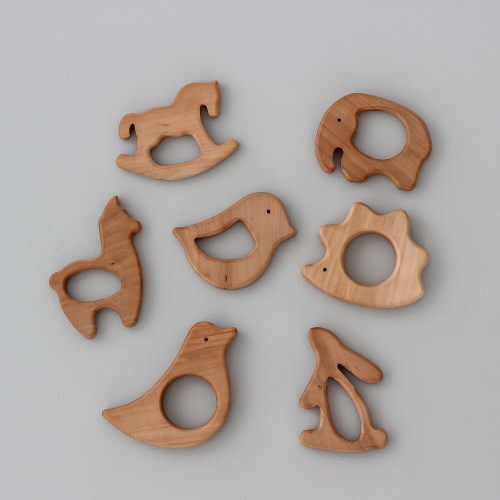 Wooden animals baby shower gift for new mom gift basket, Expecting mom gift Montessori toys for newborn, Unique baby Boy Girl gift