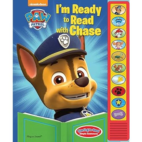 Paw Patrol - I'm Ready To Read with Chase Sound Book - Play-a-Sound - PI Kids