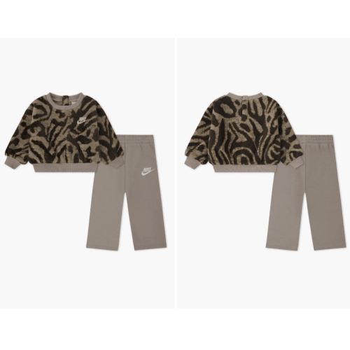Wild Warmth Sweatshirt & Wide Leg Pants Set