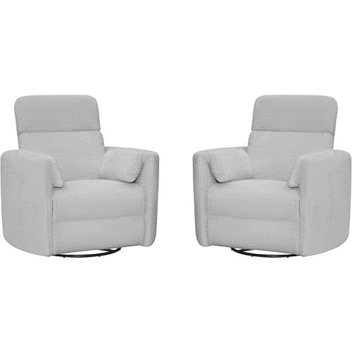 Parker Living Radius - Mineral Power Swivel Glider Recliner for Adults with USB and Type-C Ports, Single Sofa Chair for Living Room