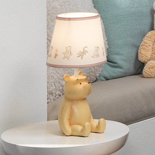 Lambs & Ivy Disney Baby Storytime Pooh 3D Table Lamp with Shade & Reviews | Wayfair