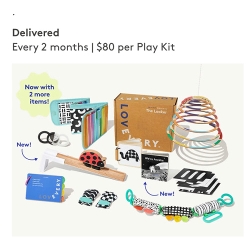 The Play Kits by Lovevery | Montessori Toy Subscription Ages 0-5 | Lovevery