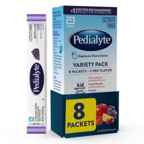 Pedialyte Base Variety Dye Free Powder Electrolyte Drinks - 8ct