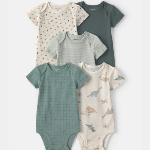Baby Boy 5-Pack Dinosaur Multipack Bodysuits | Carter's