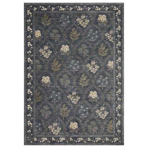 Rifle Paper Co. x Loloi Fiore FIO-04 3'7" x 5'7" Navy Area Rug