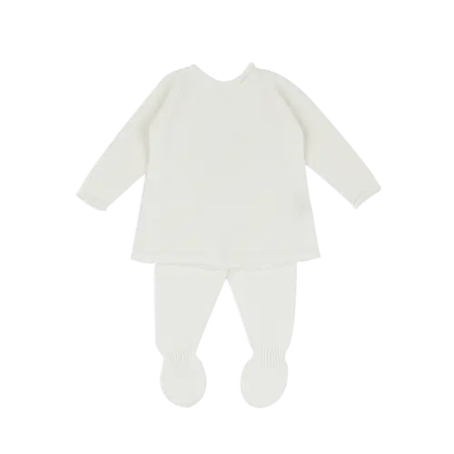 Welcome Knit Set White Basic
Set Welcome in soft 100% organic cotton knit.