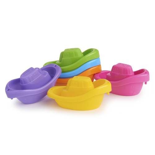 Munchkin® Little Boat Train Bath Toy, Fun For Babies And Toddlers, 6 Piece Set