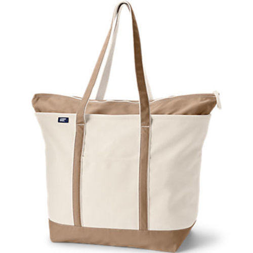 Lands' End Zip Top Tote