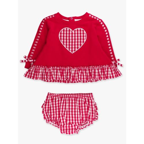 Long Sleeve Sweatshirt Swing Top and Bloomer Set