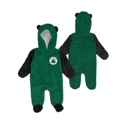 Celtics Newborn Teddy Fleece Bunting Creeper