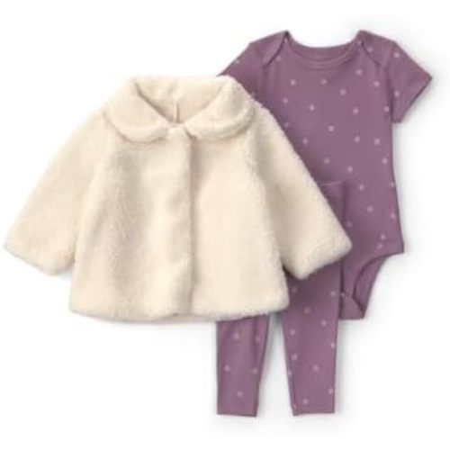 Carter's Baby Girls' 3-piece Bodysuit Pant Sets