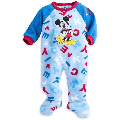 Disney Store Mickey Mouse Snap Blanket Sleeper Footed for Baby (Mickey) (18-24 Months)
