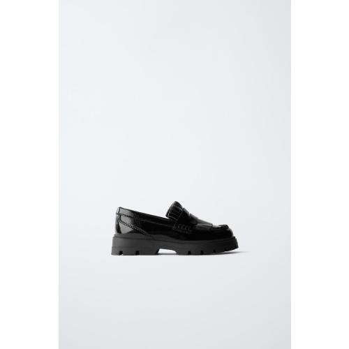 DETAIL LOAFERS - Black | ZARA United States