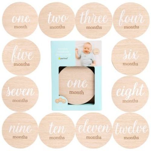 Pearhead Baby Monthly Milestone Cards - 12pc