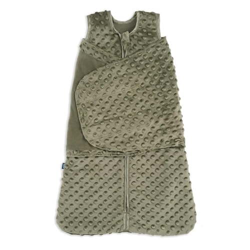HALO Velboa SleepSack Swaddle, Olive Green, Newborn